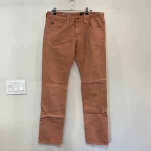 AG Adriano Goldschmied Men's Pants in Rust